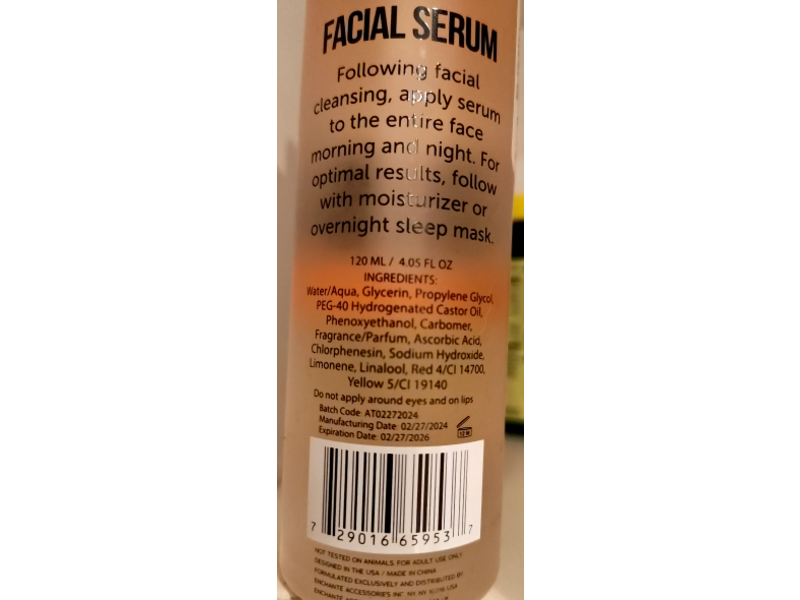 Dr. Wellness Vitamin C Facial Serum, 4.05 fl oz/120 mL