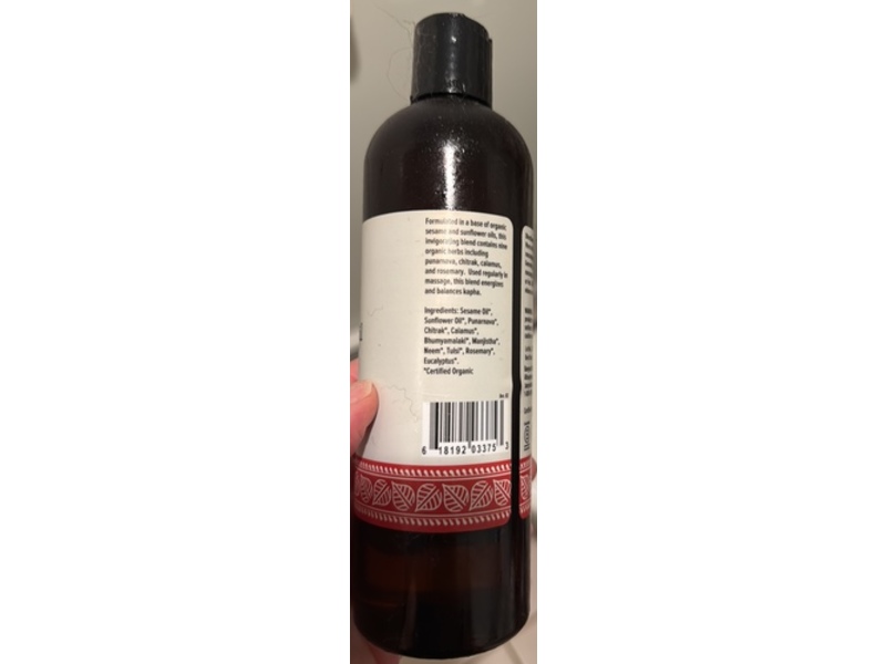 Banyan Botanicals Organic Kapha Massage Oil, 12 fl oz/355 mL