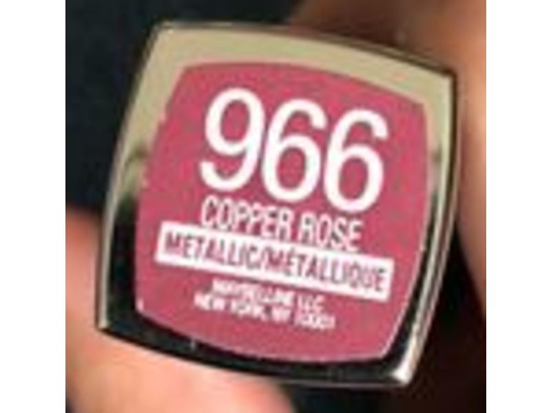 Maybelline New York Color Sensational Matte Metallic Lipstick, 966 Copper Rose, 0.15 oz/4.2 g