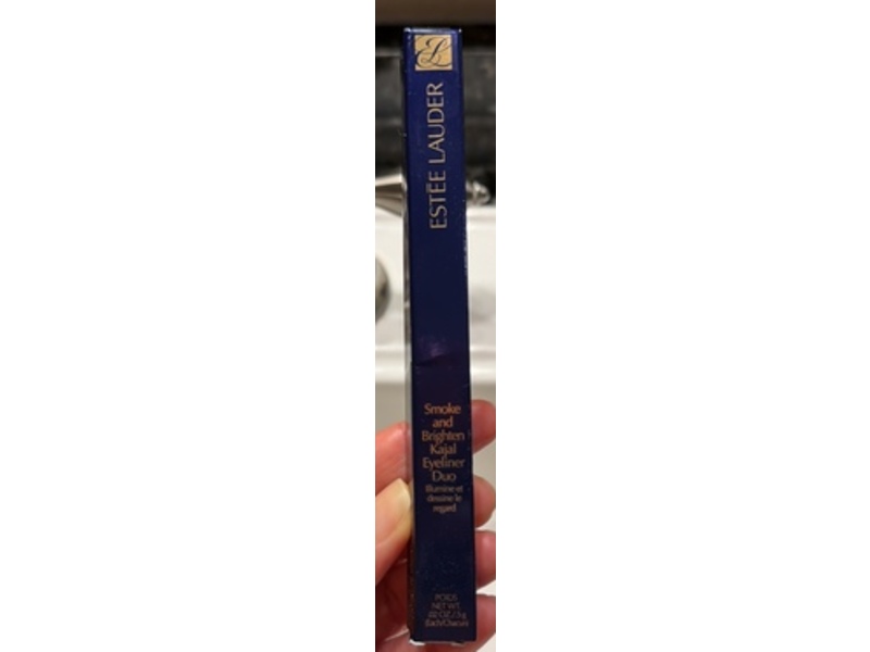 Estee Lauder Smoke And Brighten Kajal Eyeliner Duo, Marine, Sky Blue, 0.02 oz/5 g