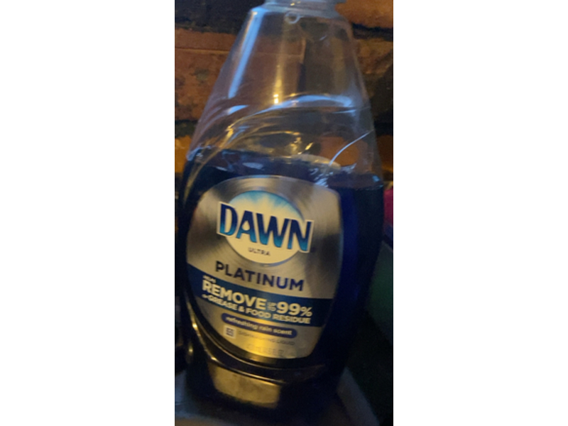 Dawn Platinum Dishwashing Liquid Dish Soap, Refreshing Rain Scent, 14.6 fl oz