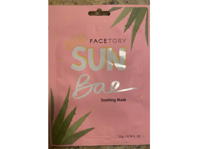 Facetory Soothing Mask, Sun Bae, 0.78 fl oz/22 g, Pack Of 5