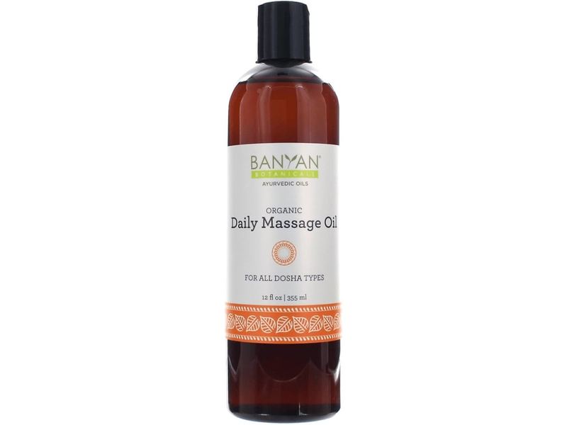 Banyan Botanicals Organic Daily Massage Oil, 12 fl oz/355 mL