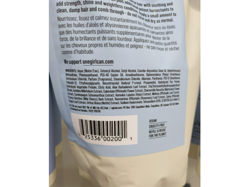 AG Care Fast Food Leave On Conditioner, 1000mL