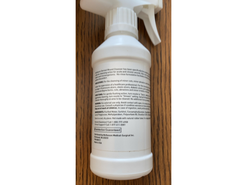 McKesson Dermal Wound Cleanser, 8 fl oz/237 mL