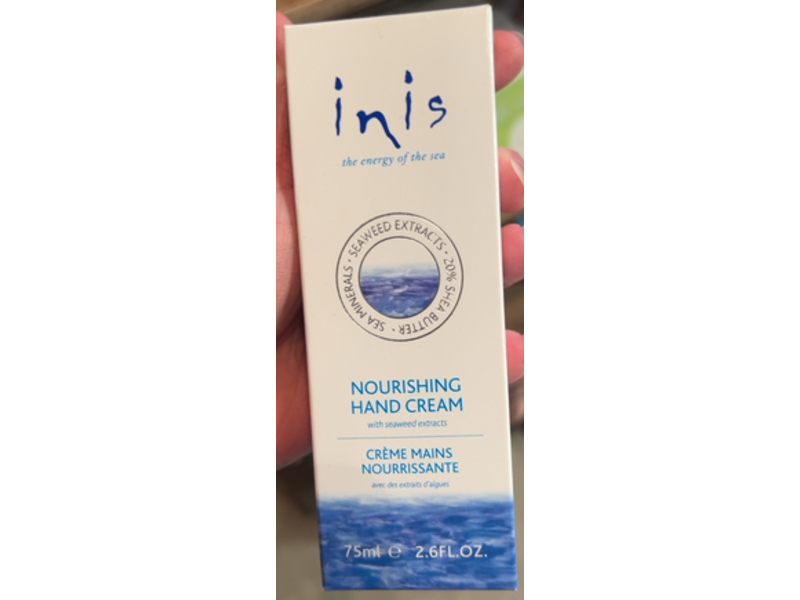 Inis The Energy Of The Sea Nourishing Hand Cream, Seaweed Extracts, 2.6 fl oz/75 mL
