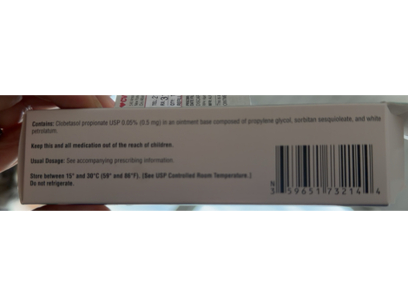 Clobetasol Propionate Ointment, USP 0.05%, 15 g, Aurobindo (Rx)