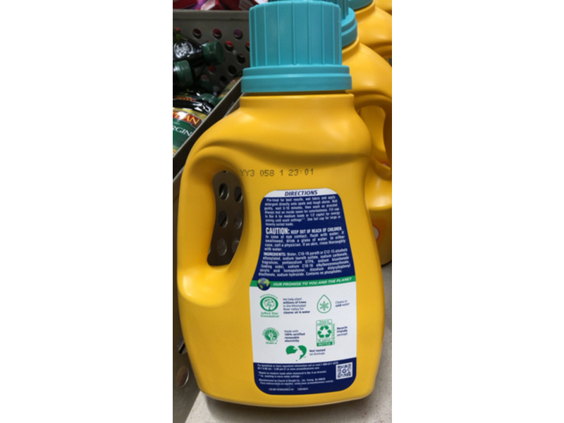 Arm & Hammer Sensitive Skin Plus Fresh Scent Liquid Laundry Detergent, 50 Loads, 50 fl oz/1.48 L