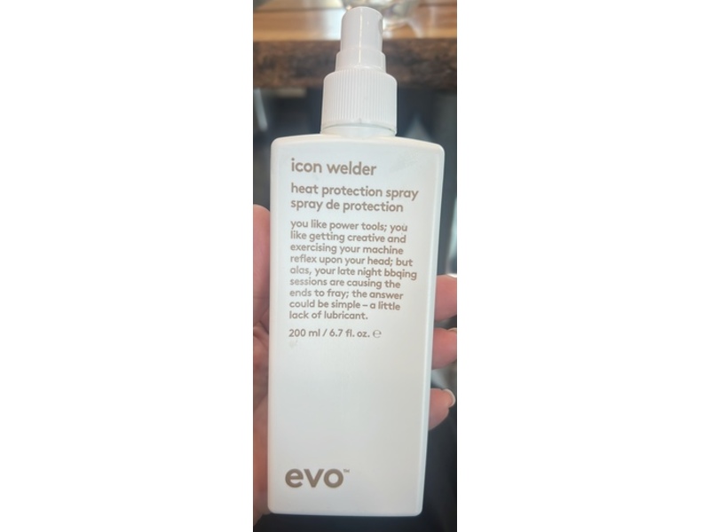Evo Hair Icon Welder Heat Protection Spray, 6.7 fl oz/200 mL