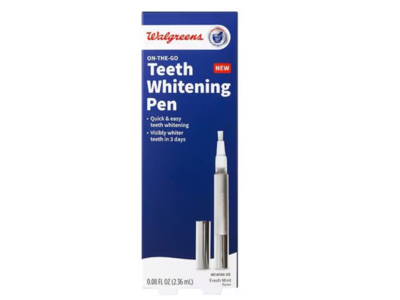Walgreens On The Go Teeth Whitening Pen, 0.8 fl oz/2.36 mL