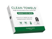 Clean Skin Club Clean Towels, Sensitive Skin, 10 Count - thumbnail 1