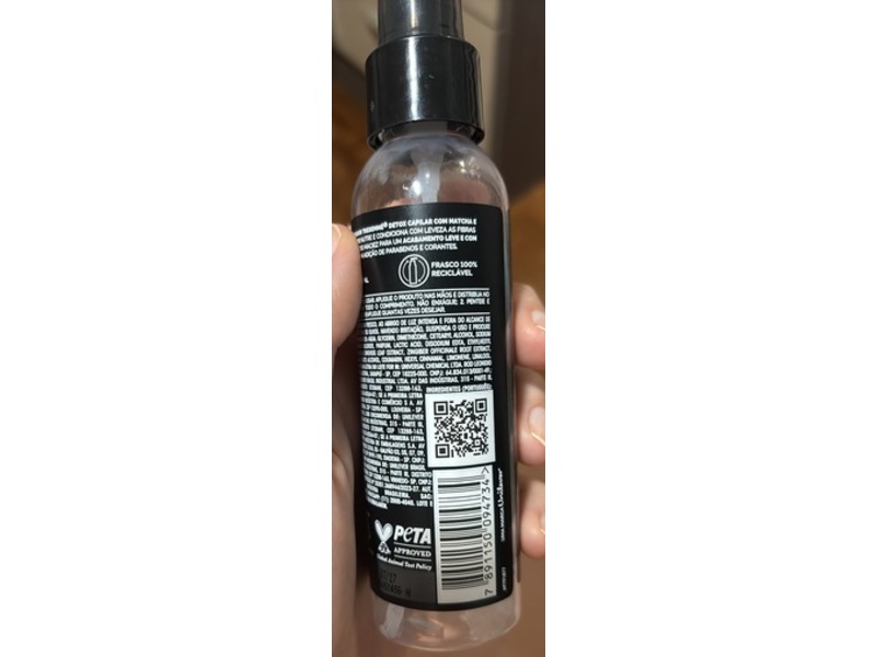 Tresemme Detox Capilar Leave-In Finishing Spray, 110 mL