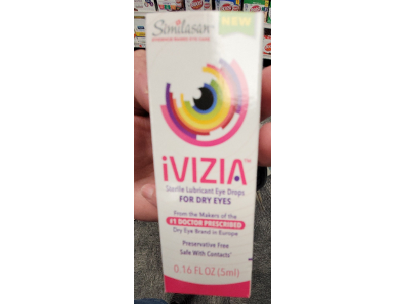 iVIZIA Sterile Lubricant Eye Drops, 0.16 fl oz/5 mL