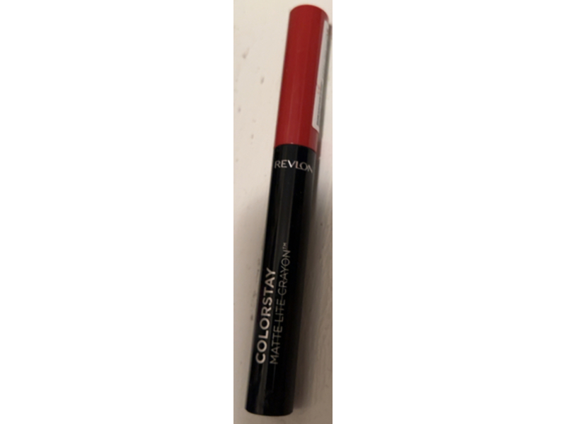 Revlon ColorStay Matte Lite Crayon Lipstick, She's Fly 008, 0.049 oz