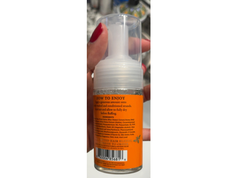 Camille Rose 4 In 1 Styler Spiked Honey Mousse, 3.4 fl oz/100 mL