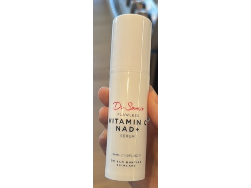 Dr Sam's Flawless Vitamin C NAD+ Serum, 1 fl oz/30 mL
