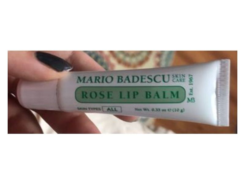 Mario Badescu Skin Care Rose Lip Balm, 0.35 oz/10 g