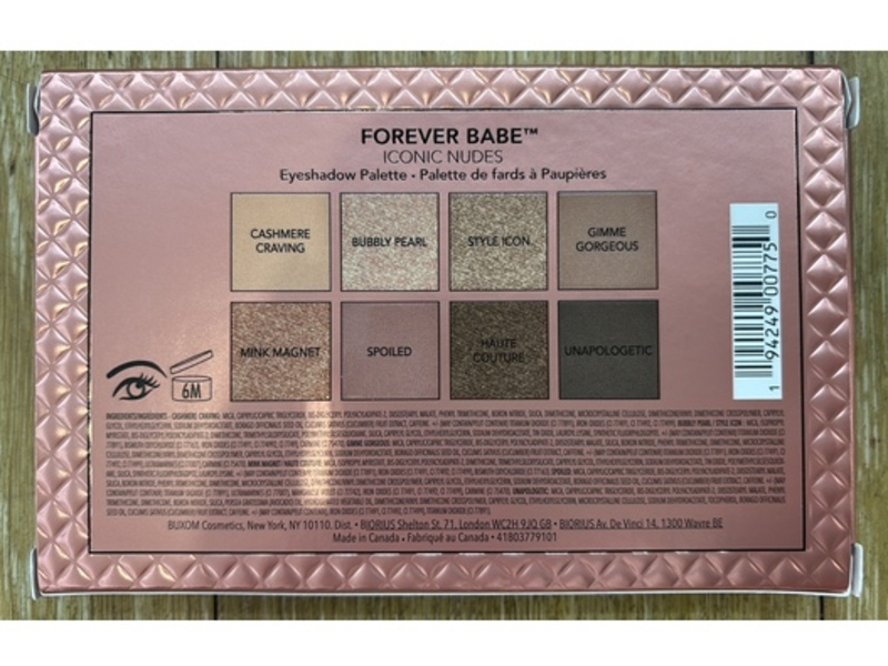 Buxom Forever Babe Iconic Nudes Eyeshadow Palette, 0.29 oz/8.1 g