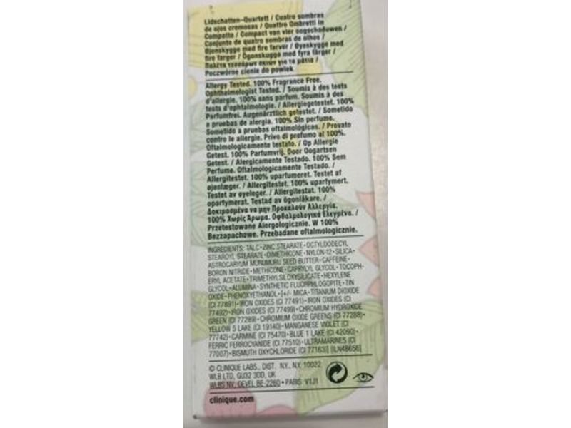 Clinique All About Shadow Quad, 01 Teddy Bear, 0.16 oz/4.8 g