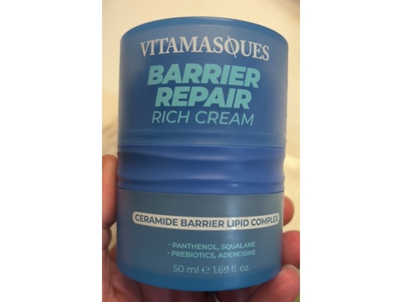 Vitamasques Barrier Repair Rich Cream, 1.69 fl oz/50 mL