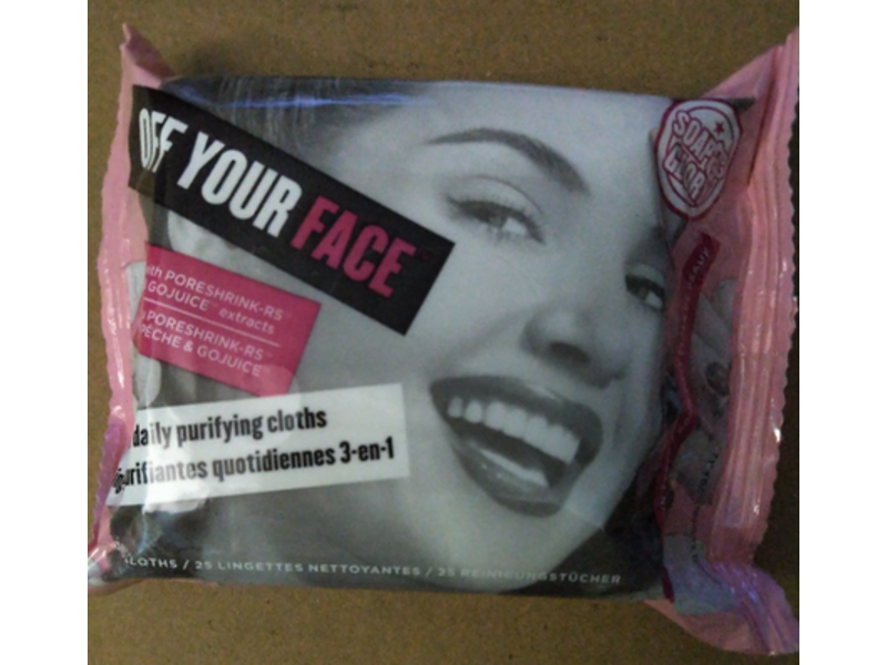 Soap & Glory Off Your Face 3 In 1 Daily Purifying Cloths, 25 Count