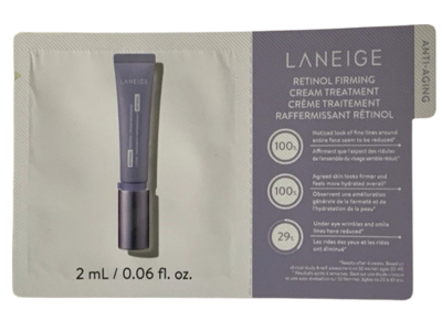 Laneige Retinol Firming Cream Treatment, 0.06 fl oz/2 mL