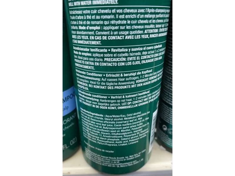Hask Tea Tree Oil And Rosemary, Scalp Care Conditioner, 12 fl oz / 355 ml