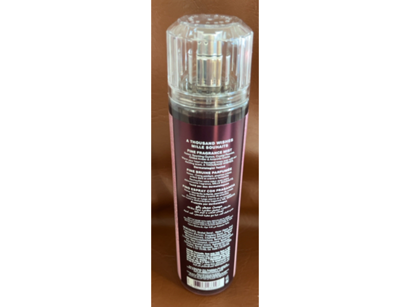 Bath & Body Works Fine Fragrance Mist, A Thousand Wishes, 8 fl oz