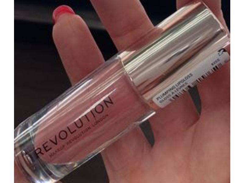 Revolution Plumping Lip Gloss, Kiss, 0.16 fl oz/4.6 mL