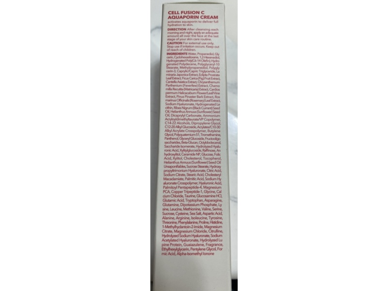 Cell Fusion C Aquaporin Cream, L30: Post A First Calming Code, 2.02 fl oz/60 mL