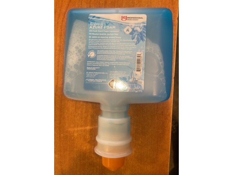 Sc Johnson Professional Refresh Azure Foam Hand Wash, 40.6 fl oz/1.2 L