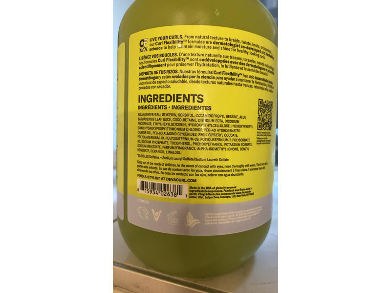 DevaCurl Low-Poo Delight Mild Lather Cleanser, Moisture, 32 fl oz/946 mL