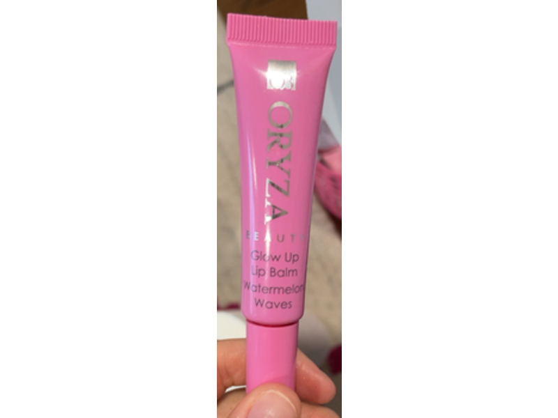 Oryza Beauty Glow Up Lip Balm, Watermelon Waves, 0.42 fl oz/12.0 mL
