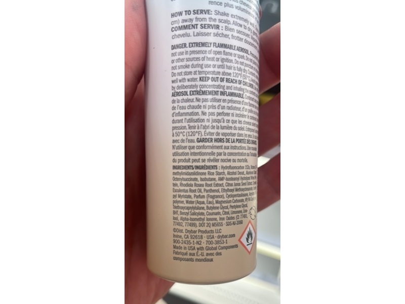 Drybar Detox Dry Shampoo, Coconut Colada, 1.4 oz/ 40 g