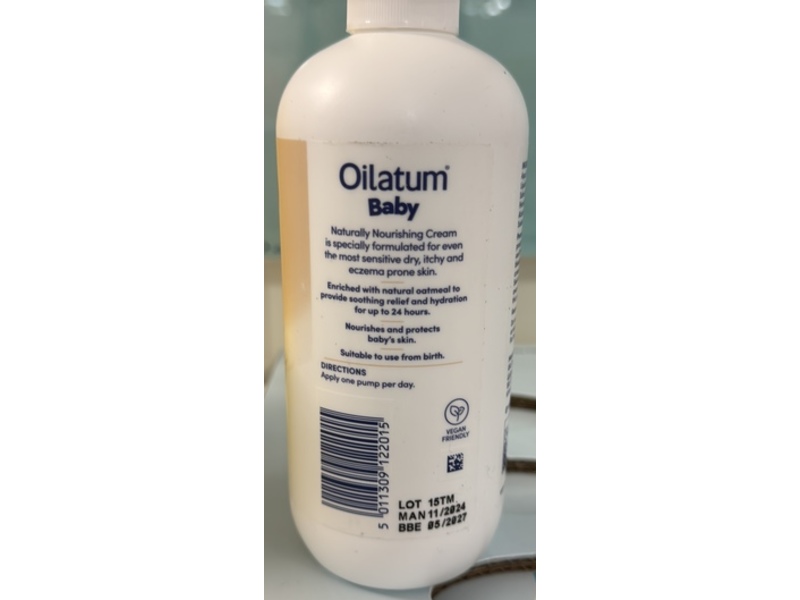 Oilatum Baby Naturally Nourishing Cream, 350 g