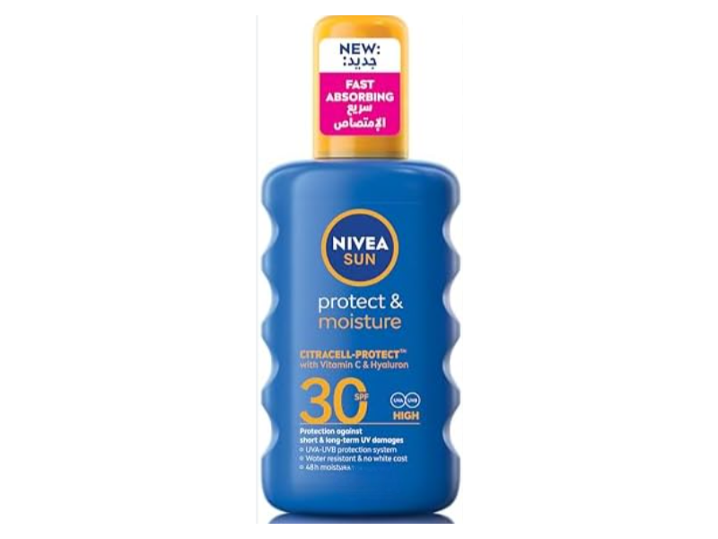 Nivea Sun Protect & Moisture Citracell-Protect, SPF 30, Vitamin C & Hyaluron, 200 mL