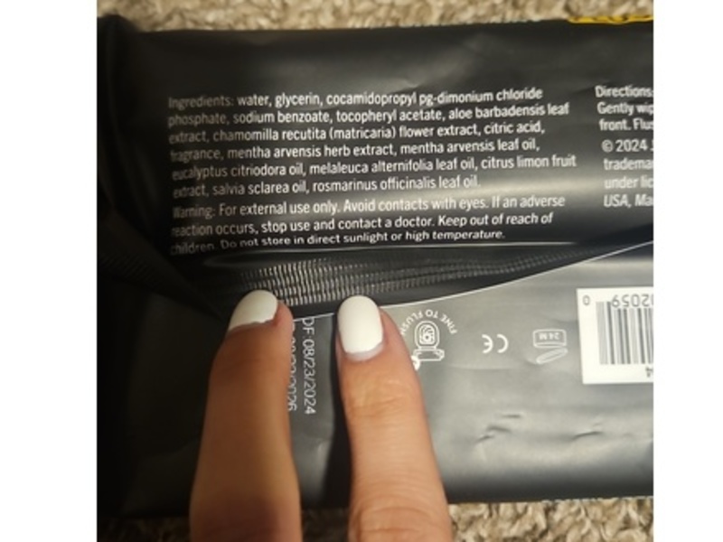 Joe Boxer Flushable Wet Wipes, Chilly Mint with Vitamin E + Aloe & Eucalyptus, 30 Count