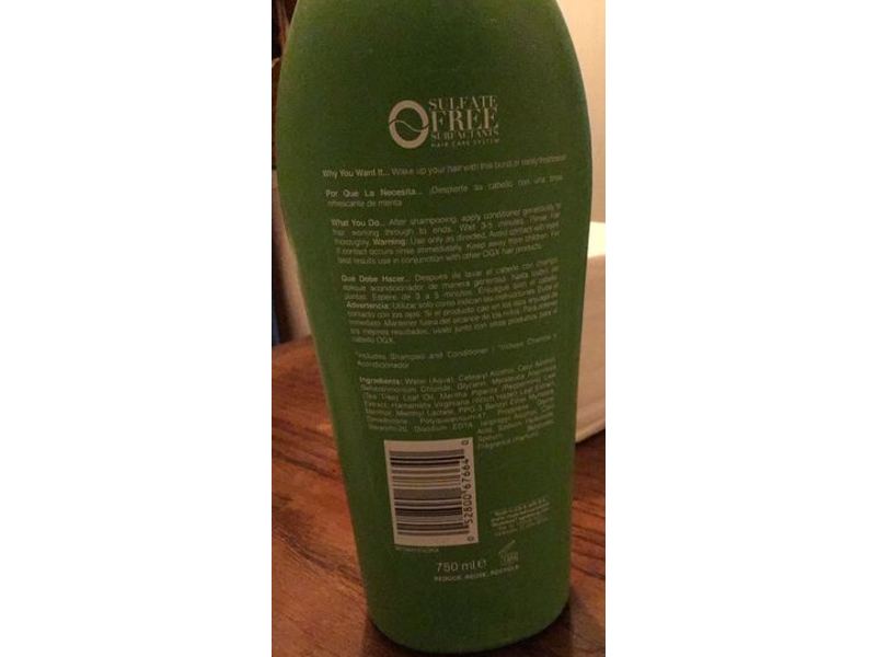 OGX Refreshing Scalp+ Conditioner, Teatree Mint, 25.4/750 mL