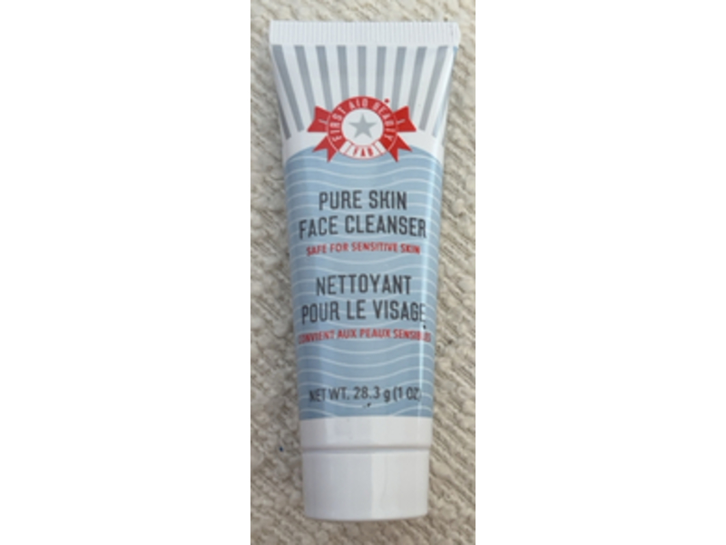 First Aid Beauty Pure Skin Face Cleanser, 1 oz/28.3 g