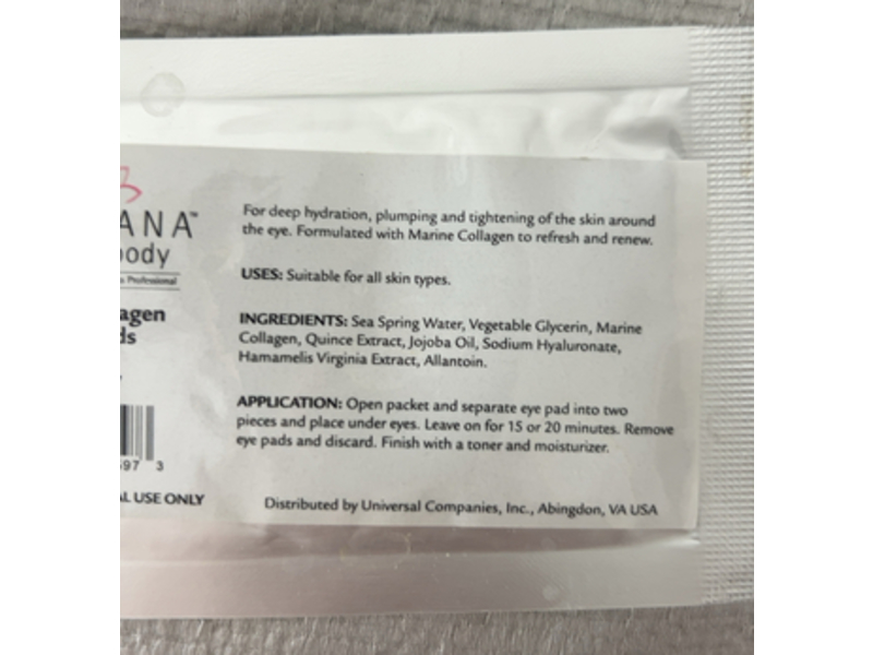 Prosana Aqua Collagen Eye Pads, 5 Set
