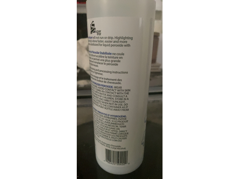 Super Star Cream Peroxide Developer, 40 Volume, 16 fl oz/473 mL