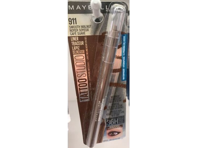Maybelline New York Tattoostudio Eyeliner, Smooth Walnut, 0.04 oz/1.2 g