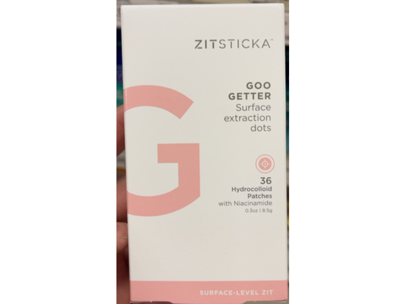 Zitsticka Goo Getter Surface Extraction Dots, Hydrocolloid Patch, 0.3 oz/8.5 g, 36 Count