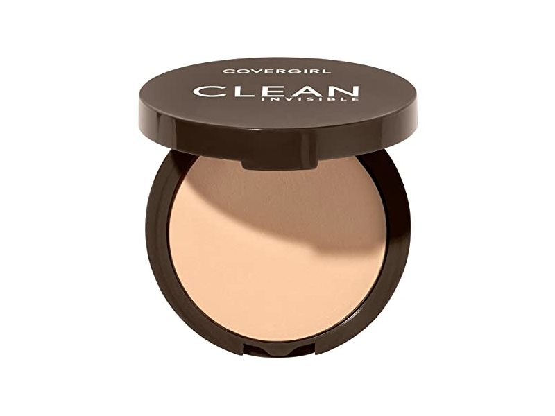 Covergirl Clean Invisible Pressed Powder, 110 Classic Ivory, 0.38 oz/11 g