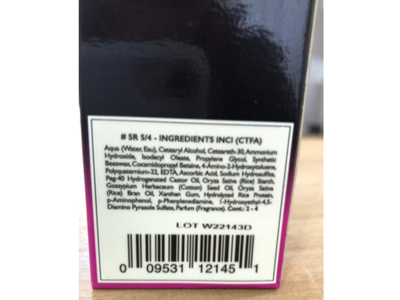 Paul XG Mitchell Permanent Hair Color, 5R-5/4, 90 mL