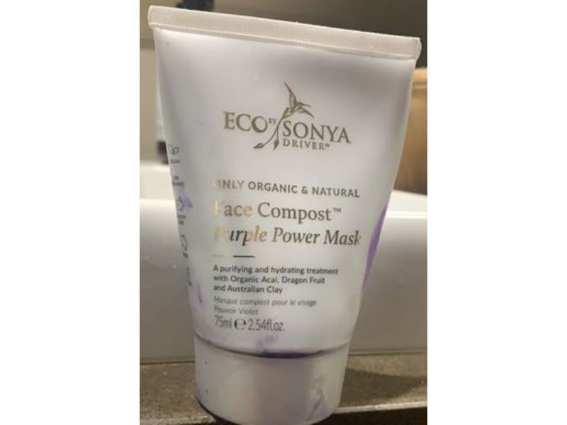Eco by Sonya Driver Face Compost Purple Power Mask, 2.45 fl oz/75 mL