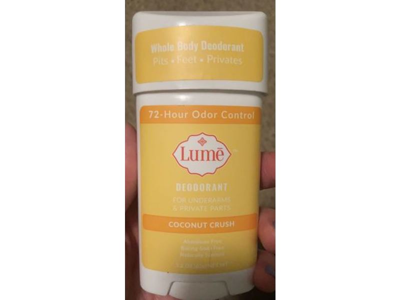 Lume Whole Body Deodorant, Coconut Crush, 2.2 oz