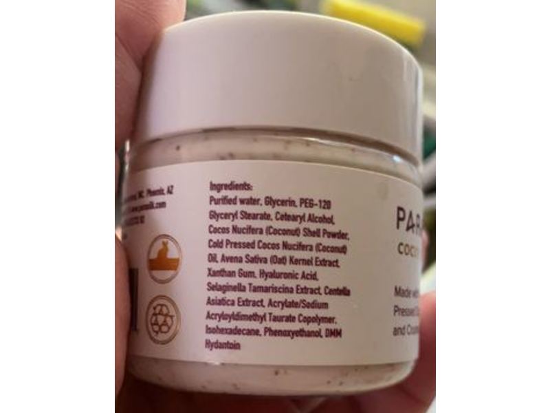 Parasilk Coconut Hand, Feet and Body Scrub, 3.25 oz