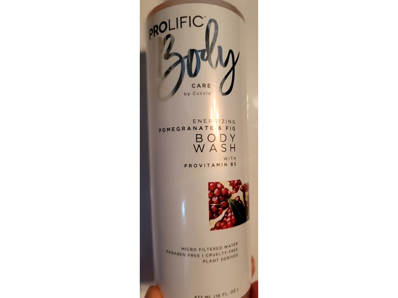 Prolific Energizing Body Wash, Pomegranate & Fig, 16 fl oz/472 mL