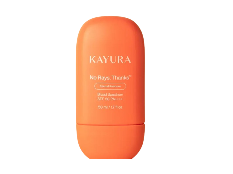 Kayura No Rays, Thanks Mineral Sunscreen, SPF 50 PA ++++, 1.7 fl oz/50 mL
